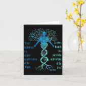 Alan Watts beste philosophische Zitate Tree of Lif Karte (Gelbe Blume)