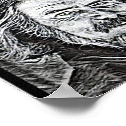 Alan Watts Poster (Ecke)