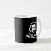 Alan Watts vertraut dem Universum Kaffeetasse (VorderseiteRechts)
