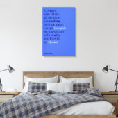 Alan Watts Zitat zum Denken Leinwanddruck (Insitu (Schlafzimmer))