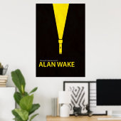 Alan Weckte Minimal Poster (Heimbüro)