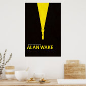 Alan Weckte Minimal Poster (Küche)