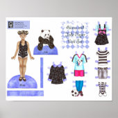 Alana and Jade Paper Doll Set - Play oder Display Poster (Vorne)