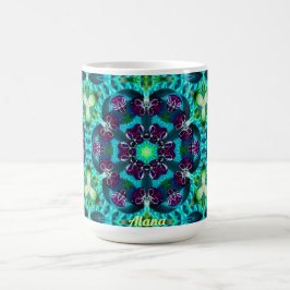 ALANA ~ Hübsches Glittermuster ~ Personalisiert Kaffeetasse