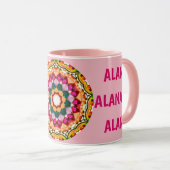 ALANA ~ Personalisierte Gem Stones Fraktal ~ Tasse (VorderseiteRechts)