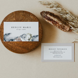 ALANA Tropical Beach Ocean Jelly Fish Aqua Visitenkarte