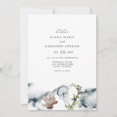 ALANA Tropical Ocean Coral Jelly Fish Beach Foto Einladung (Vorderseite)