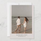 ALANA Tropical Ocean Coral Jelly Fish Beach Foto Einladung (Rückseite)