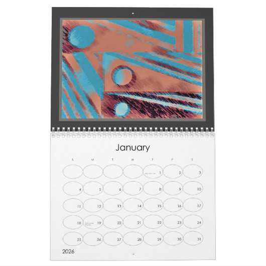 alanart abtract digitaler Kalender 2013 (Jan 2026)