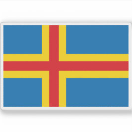 Åland-Flagge, Finnland Aufkleber