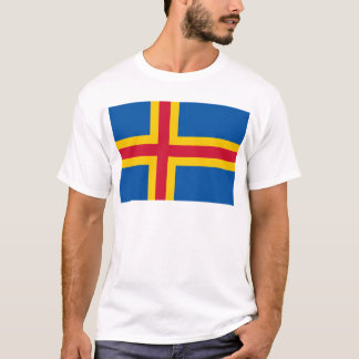 Aland Flagge T-Shirt