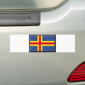 Aland Insel-Flagge Autoaufkleber (Auf Auto)
