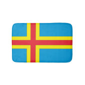 Aland Insel-Flagge Badematte (Vorderseite)