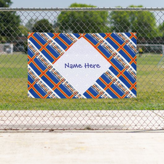 Åland-Inseln Aalander-Flagge Personalisiert Banner (Insitu)