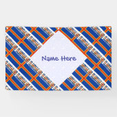 Åland-Inseln Aalander-Flagge Personalisiert Banner (Horizontal)