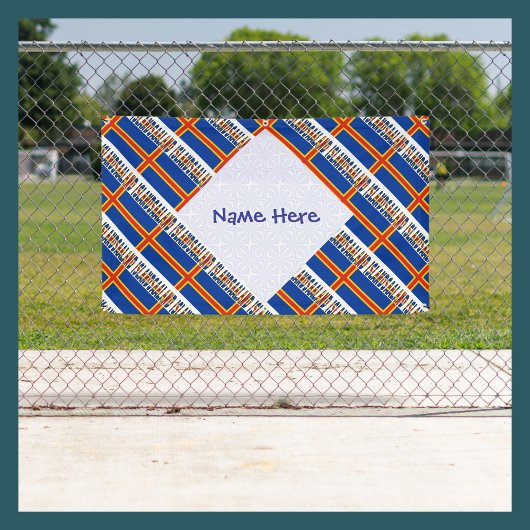 Åland-Inseln Aalander-Flagge Personalisiert Banner