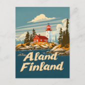 Åland-Inseln Finnland Postkarte (Vorderseite)