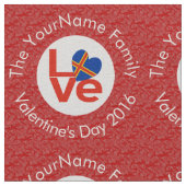 Åland-Inseln Flaggen Herz Rote Liebe Stoff (Nahaufnahme)