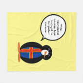 Åland-Inseln - Gespräch mit Frau Penguin Personali Fleecedecke (Vorderseite (Horizontal))