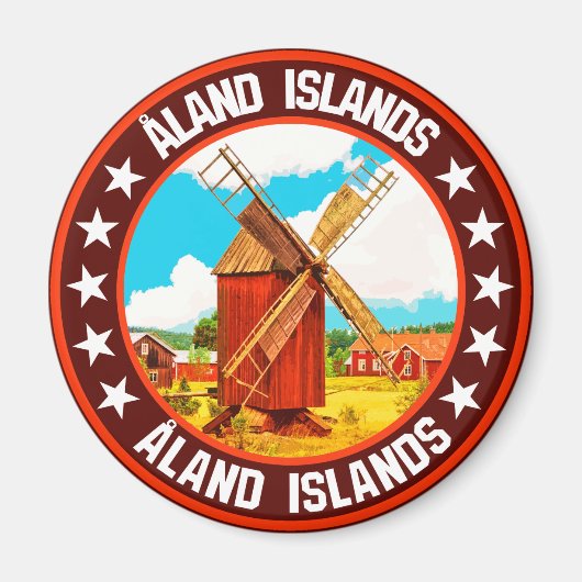 Åland-Inseln Magnet (Vorne)