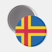 Åland-Inseln Magnet (Vorderseite/Rückseite)