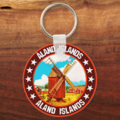 Åland-Inseln Schlüsselanhänger (Rückseite)