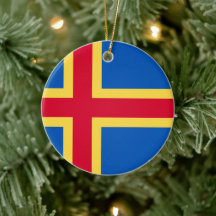 Aland Islands Flag