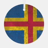 Aland Islands Ornament Aus Glas (Rückseite)