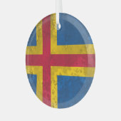 Aland Islands Ornament Aus Glas (Vorderseite links)