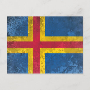 Aland Islands Postkarte