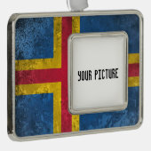 Aland Islands Rahmen-Ornament Silber (Rechts)