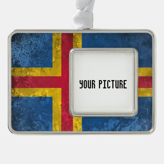 Aland Islands Rahmen-Ornament Silber (Vorderseite)