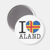 Aland Liebe v2 Magnet (Vorderseite/Rückseite)