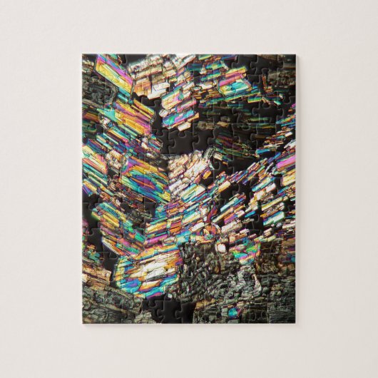 Alanin-Aminosäure unter dem Mikroskop Puzzle (Vertikal)