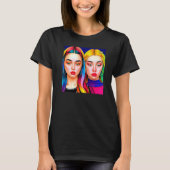 Alanis colorful T-shirt Premium (Vorderseite)