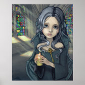 Alannah Art Print Gothic Fantasy Fee Poster (Vorne)
