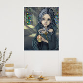 Alannah Art Print Gothic Fantasy Fee Poster (Küche)