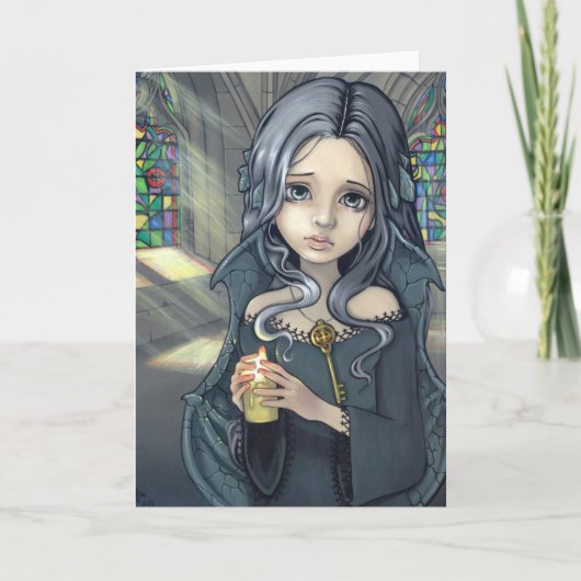 "Alannah" Gruß-Karte Karte (Vorderseite)