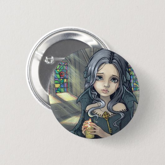 "Alannah" Knopf Button (Vorne & Hinten)