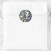 "Alannah"-Sticker Runder Aufkleber (Tasche)