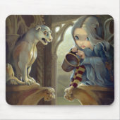 "Alannah und der Wasserspeier" Mousepad (Vorne)