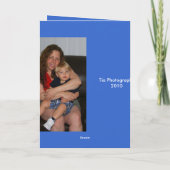 Alans Tageskarte für den Vater Karte (Rückseite)