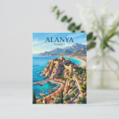 Alanya Türkei Postkarte (Stehend Vorderseite)