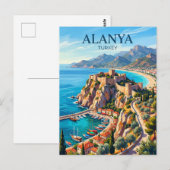 Alanya Türkei Postkarte (Vorne/Hinten)