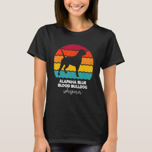 Alapaha Blue Blood Bulldog Flüsterer Retro Vintage T-Shirt