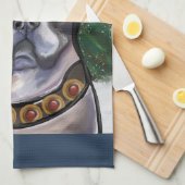 Alapaha Blue Blood Bulldog Geschirrtuch (Viertel Falte)