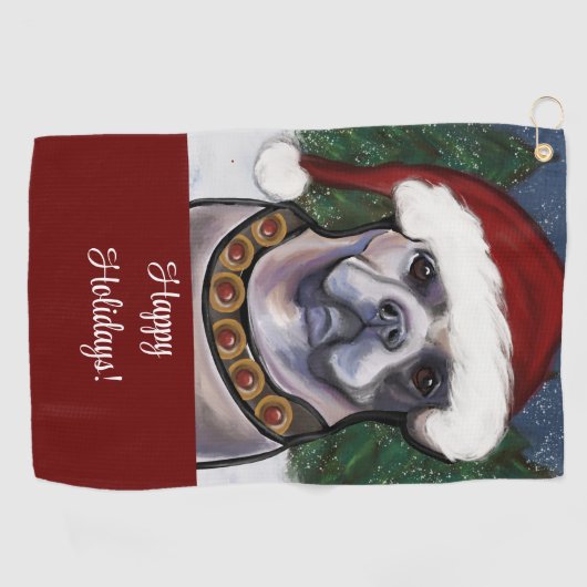 Alapaha Blue Blood Bulldog Golfhandtuch (Horizontal)