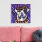 Alapaha Blue Blood Bulldog Leinwanddruck (Insitu (Wohnzimmer))