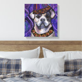 Alapaha Blue Blood Bulldog Leinwanddruck (Insitu (Schlafzimmer))