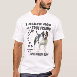 Alapaha Blue Blood Bulldog Quote Mama Vater Kostü T-Shirt